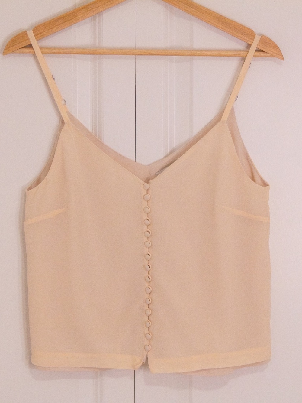 Madewell - Silk Button Down Cami in Vintage Lace Colorway